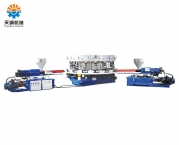 TG - 588-2 fully automatic disc type double color injection molding machine for