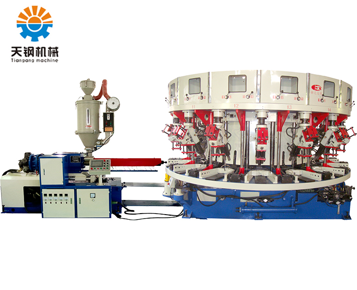Single-color Plastic Sole Injection Molding Machine With Turn Over Shoe Last Automatically 