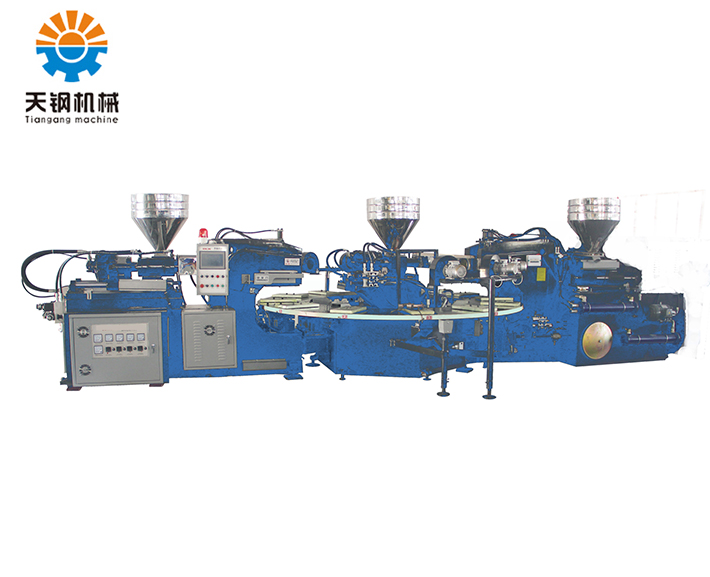 Energy-saving 3-color Plastic Sole Injection Molding Machine