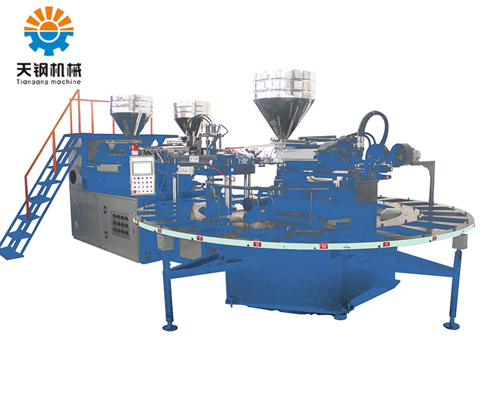 Energy-saving 3-color Plastic Sole Injection Molding Machine